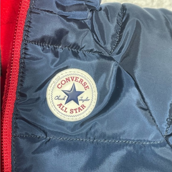 CONVERSE ALL STAR Baby 3 months oneSnow Blue Zipper Piecesamcar 37 suit - Picture 4 of 10